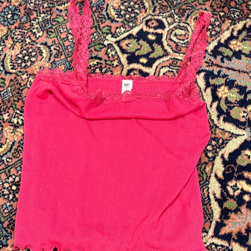 BP Women's Vibrant Pink Lace Camisole